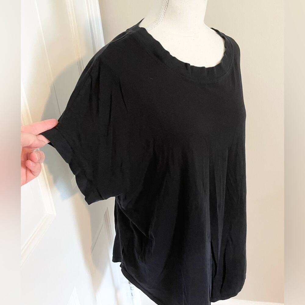 Lou & Grey Dolman Sleeve Short Sleeve Cotton Top